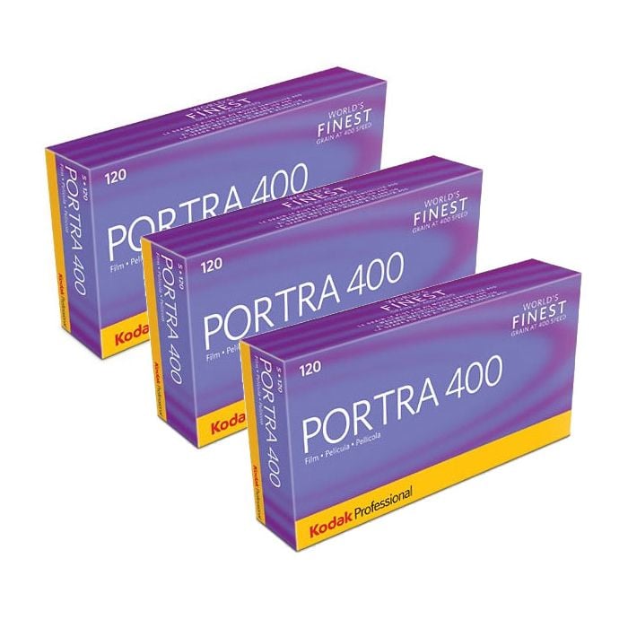 Kodak Portra 400 120 Roll Film Professional (5 Pack) x