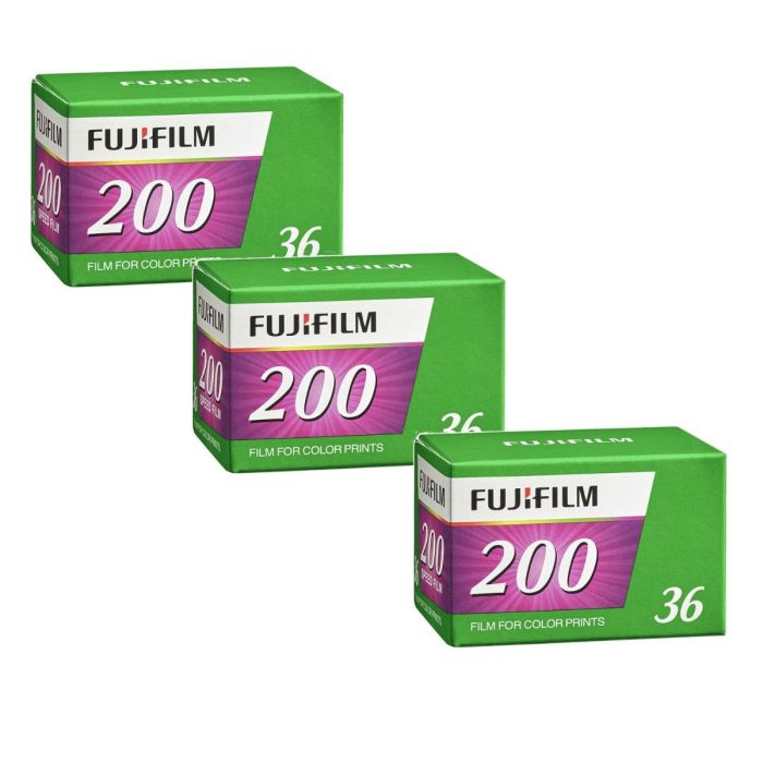 x Fuji Fujicolor 200 Film Pack 135 (36 Exposures)