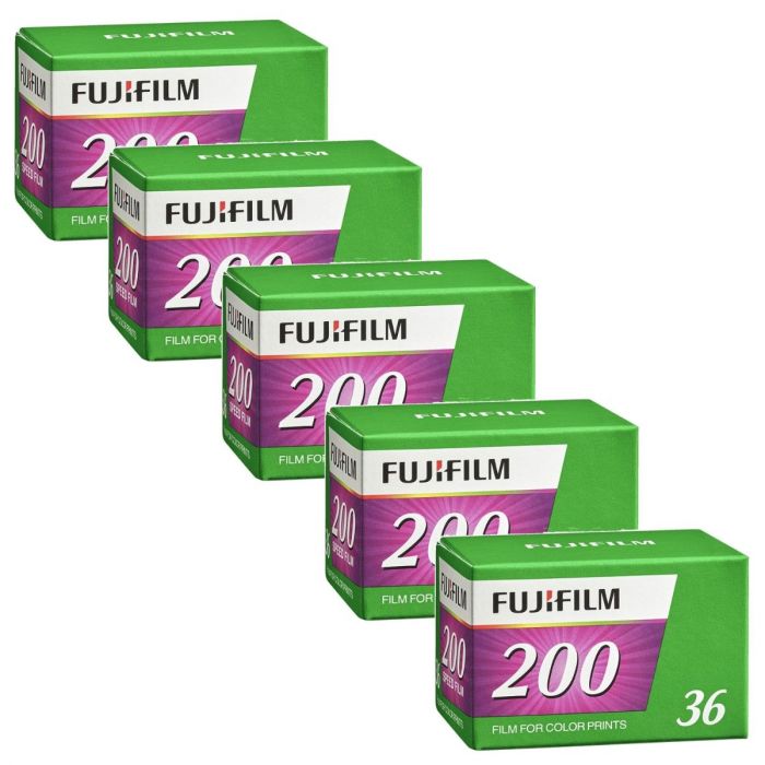 x Fuji Fujicolor 200 Film Pack 135 (36 Exposures)