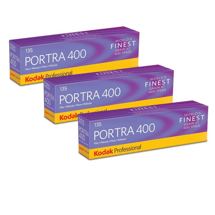 3 x Kodak Portra 400 35mm 36exp Film Professional (5 Pack) 