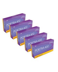 5 x Kodak Portra 400 120 Roll Film Professional (5 Pack)