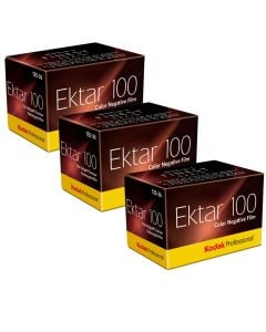 3 x Kodak Ektar 100 Professional Film 135 (36 Exp)