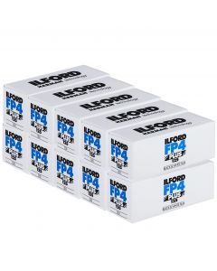 10 x Ilford FP4 Plus 120 Roll Film