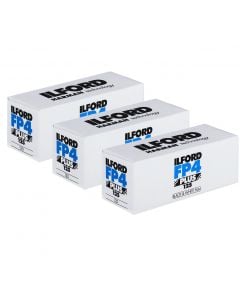 3 x Ilford FP4 Plus 120 Roll Film