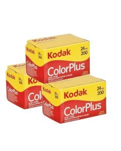 3 x Kodak ColorPlus 200 Film Pack 135 (24 Exposures)