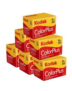 6 x Kodak ColorPlus 200 Film Pack 135 (36 Exposures)