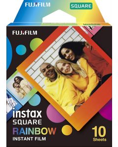 Fujifilm Instax SQUARE Instant Film RAINBOW (10 Shots)