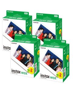 Fujifilm Instax WIDE Picture Format Film TWIN Pack (80 Shots)